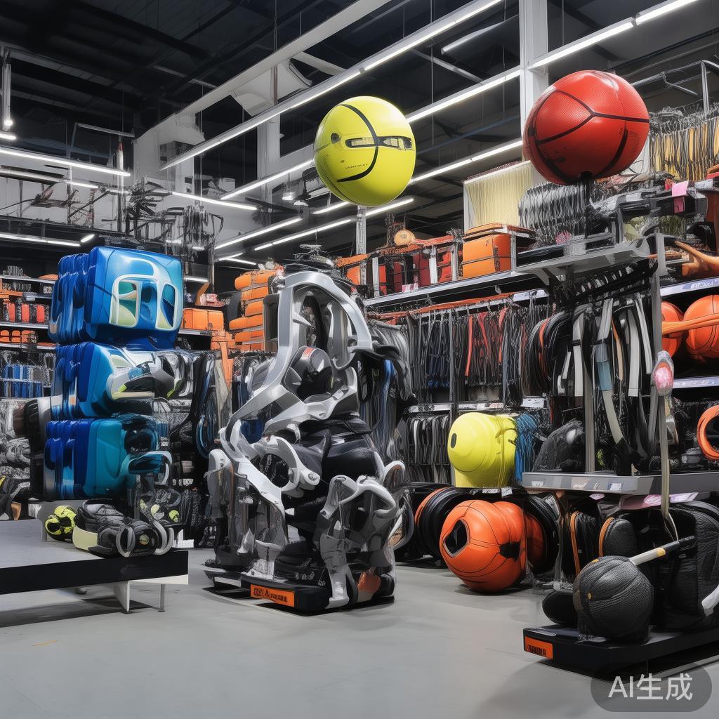 随着全民健身热潮逐渐升温，体育用品市场呈现出繁荣的